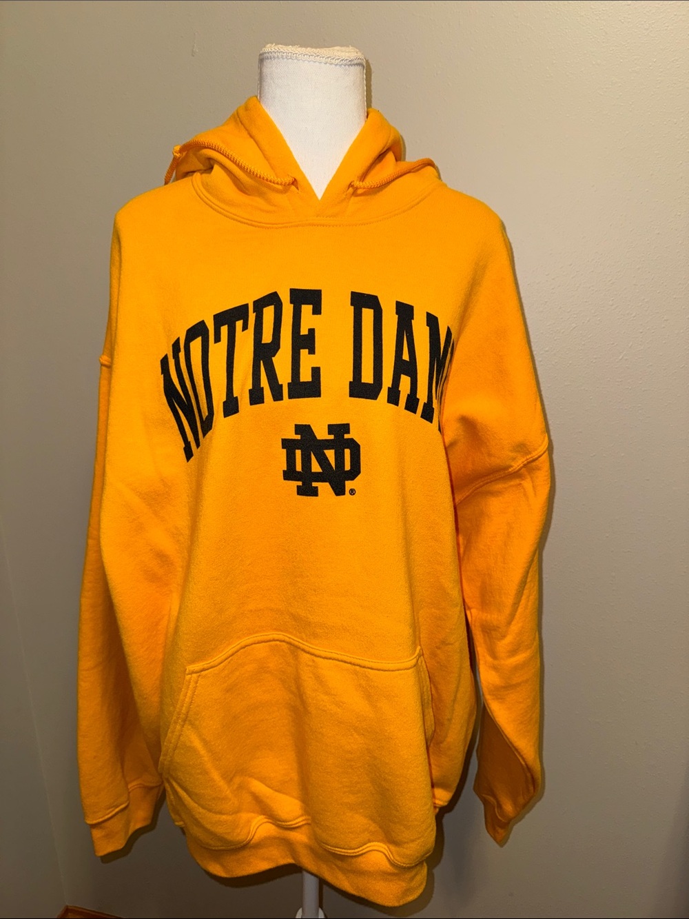 NEW MV Sport Notre Dame Hoodie Unisex XL